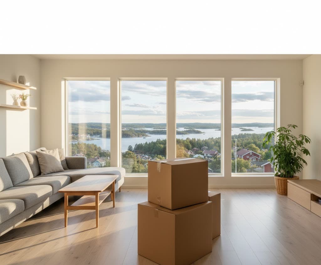 Flyttfirma illustration